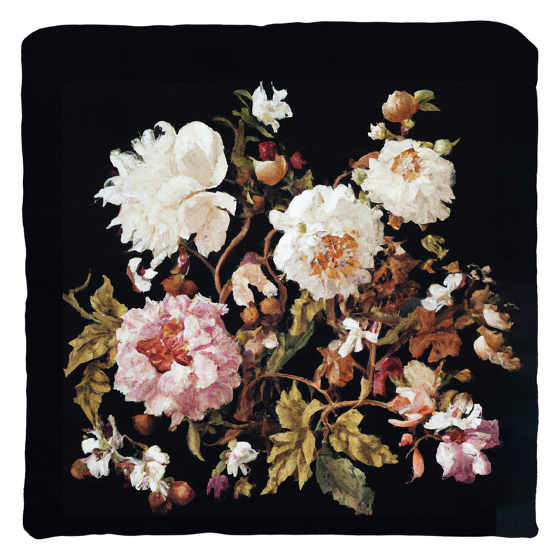 media image for Antique Floral Throw Pillow 210