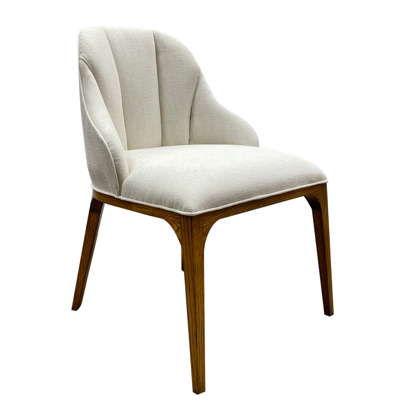 media image for Inga Dining Chair Adena Parchment By Currey Company Cc 7000 0762 1 255