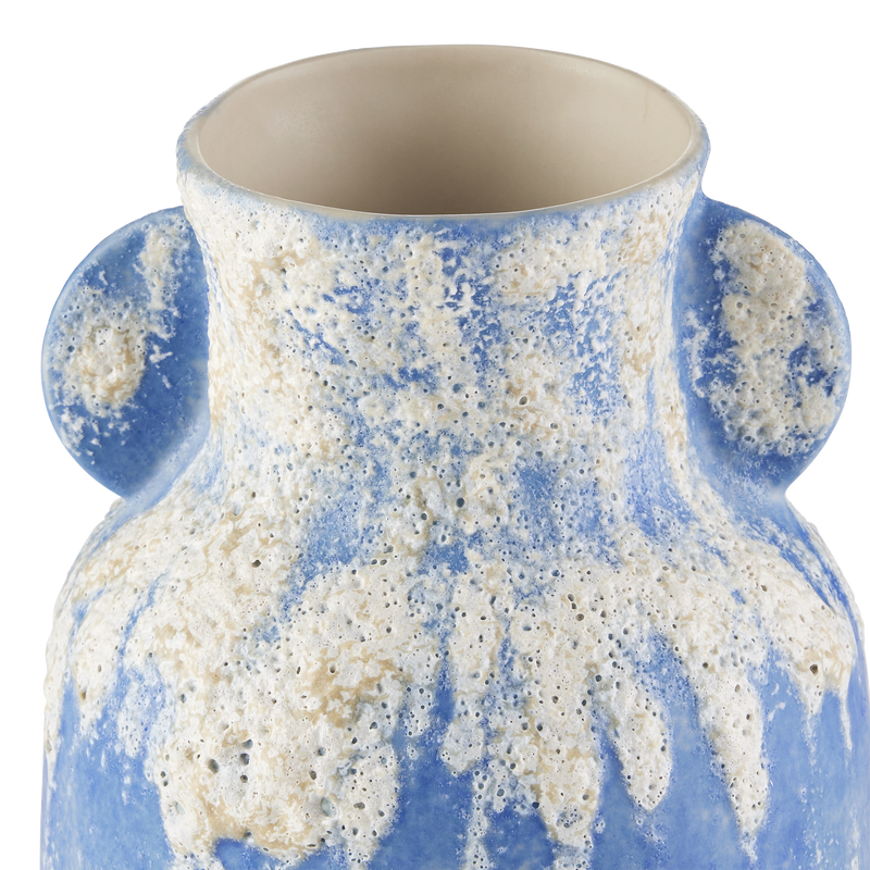 media image for Paros Blue Vase Set Of 4 By Currey Company Cc 1200 0738 3 251