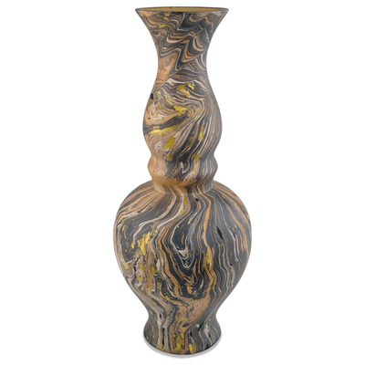 product image for Brown Marbleized Vase By Currey Company Cc 1200 0730 1 41