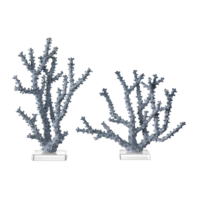 product image for Blue Coral Set Of 2 By Currey Company Cc 1200 0797 1 95