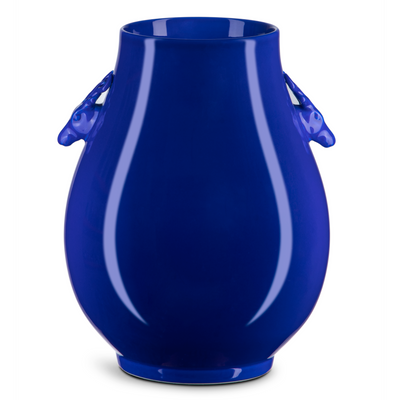 product image of Ocean Blue Deer Ears Vase By Currey Company Cc 1200 0701 1 536