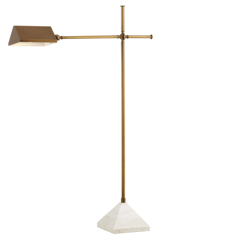 media image for Repertoire Brass Floor Lamp By Currey Company Cc 8000 0134 3 269