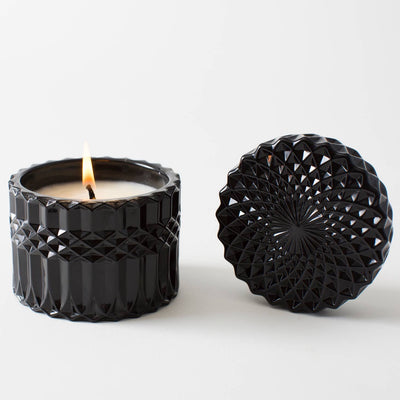 product image for Soulshine Ritual Essential Oil Candle in a Black vessel with a lid 15