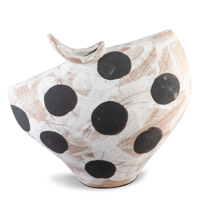 product image for Dots White Black Bowl By Currey Company Cc 1200 0708 1 41