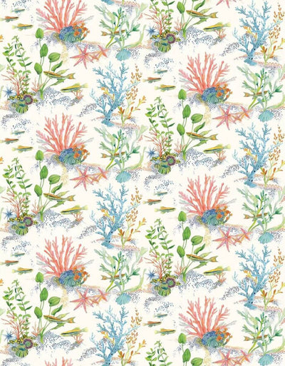 product image for Beach House Coralline Fabric in Ivory 15