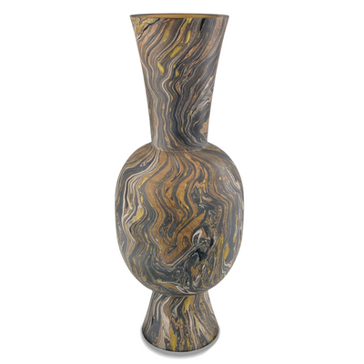 product image for Brown Marbleized Vase By Currey Company Cc 1200 0730 3 72