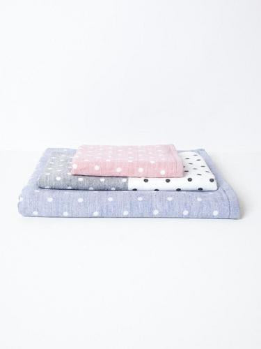 media image for Polka Dot Chambray Towels 236