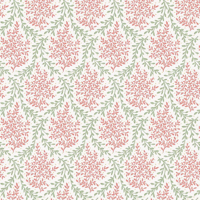 product image for Dallimore Bedgebury Coral/Eucalytpus Fabric 27