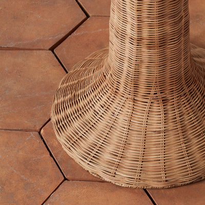 product image for rattan mushroom floor lamp by woven musfl na 6 58