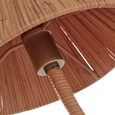product image for rattan on rattan table lamp by woven rrtl na 6 1