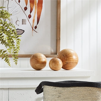 product image for Vail Wood Orbs Set of 3 design by shopbarclaybutera 54