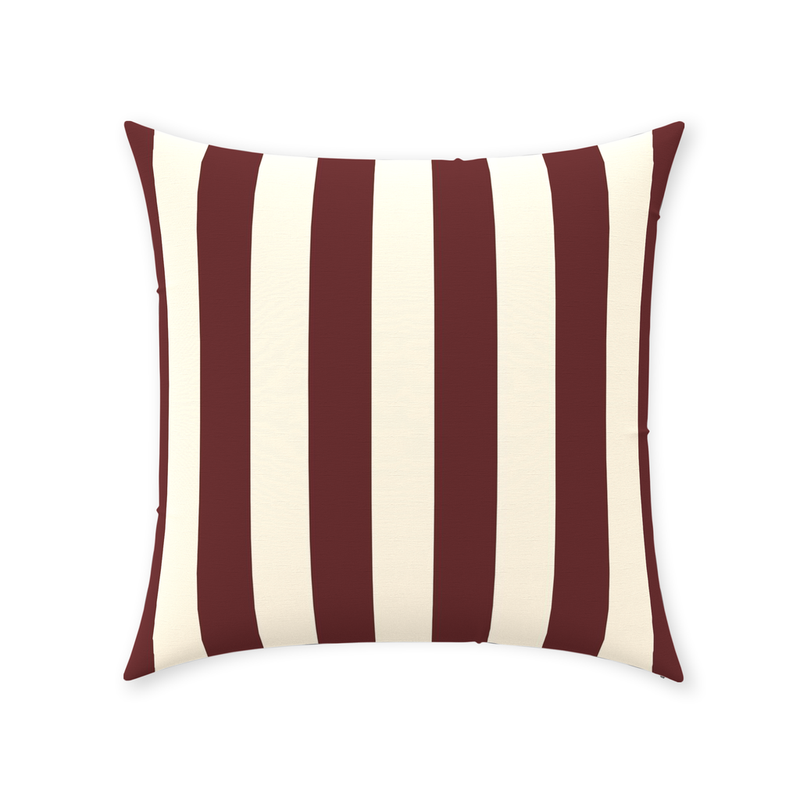 media image for Red Stripe Throw Pillow 211