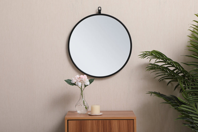 media image for Rowan Vanity Mirror Elegant Decor Mr4718Bk 52 216