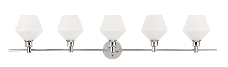 media image for Gene 5 Light Bath Sconces Living District Ld2324Bk 12 232