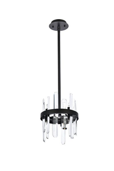 product image for Serena 6 Light Pendant Elegant Lighting 2200D10Bk 31 12