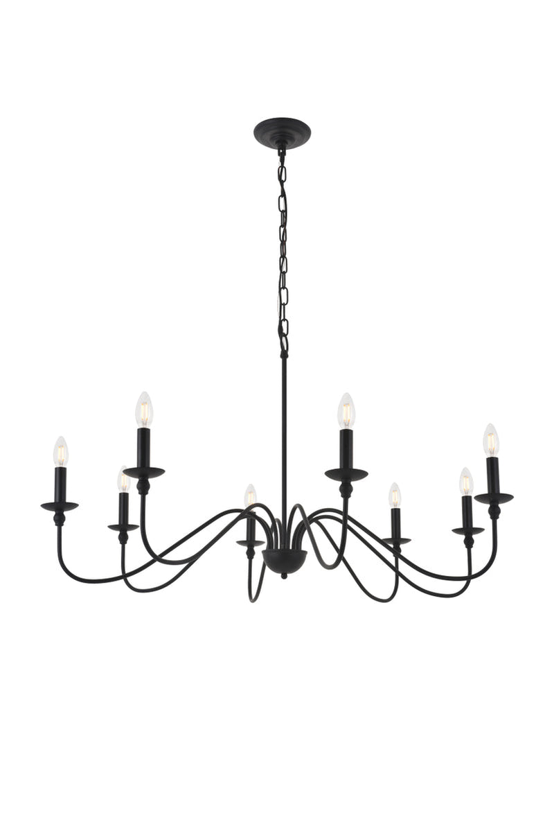 media image for Rohan 8 Light Pendant Living District Ld5006D42Mb 5 22