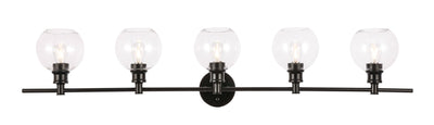 product image of Collier 5 Light Bath Sconces Living District Ld2326Bk 1 580