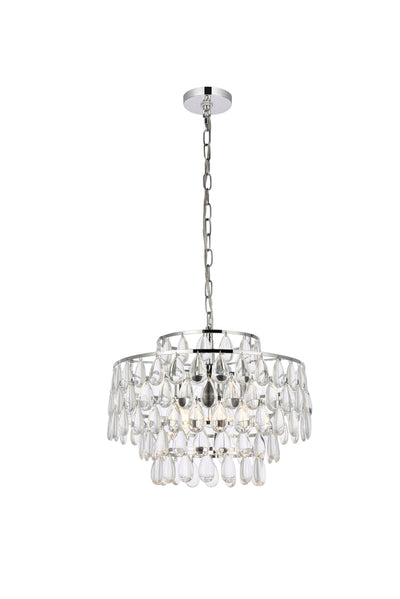 product image for Mila 5 Light Pendant Elegant Lighting 1102D18Bk 3 19