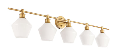 product image for Gene 5 Light Bath Sconces Living District Ld2324Bk 93 97