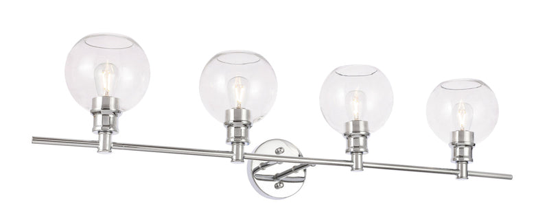 media image for Collier 4 Light Bath Sconces Living District Ld2322Bk 17 249