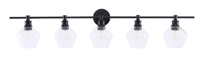 product image for Gene 5 Light Bath Sconces Living District Ld2324Bk 54 13