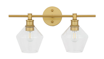 product image for Gene 2 Light Bath Sconces Living District Ld2312Bk 57 23