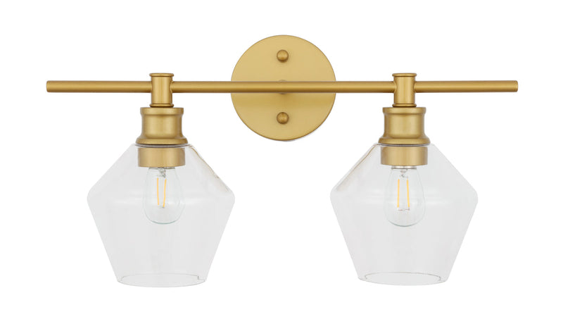 media image for Gene 2 Light Bath Sconces Living District Ld2312Bk 57 288