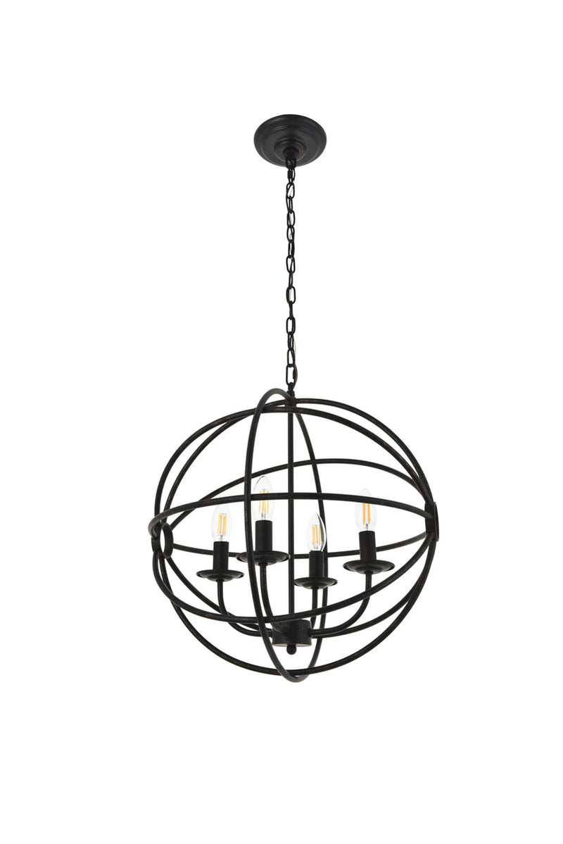 media image for Octavia 4 Light Pendant Living District Ld4006D18Brd 8 244