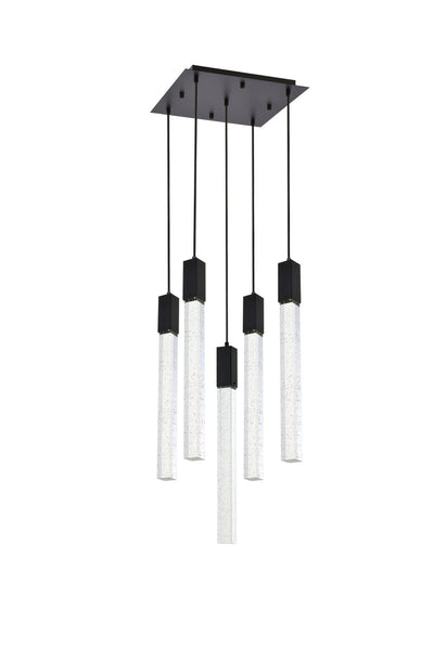 product image for Weston 5 Light Pendant Elegant Lighting 2066D16Bk 46 83