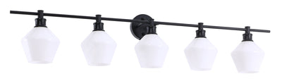 product image for Gene 5 Light Bath Sconces Living District Ld2324Bk 67 81