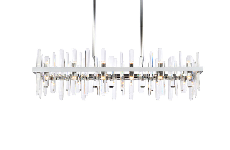 media image for Serena 24 Light Chandelier Elegant Lighting 2200G42Bk 5 24