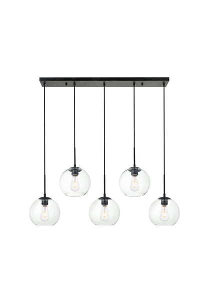 product image for Baxter 5 Light Pendant Living District Ld2226Bk 4 21