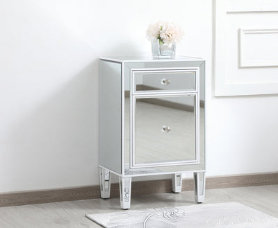 product image for Reflexion Nightstand Elegant Decor Mf72035Wh 5 92