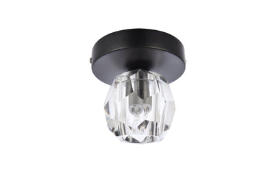 product image for Eren Flush Mount Elegant Lighting 3505F5Bk 4 52