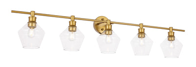 product image for Gene 5 Light Bath Sconces Living District Ld2324Bk 62 28