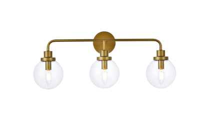 product image for Hanson 3 Light Bath Sconces Living District Ld7034W28Bk 6 75