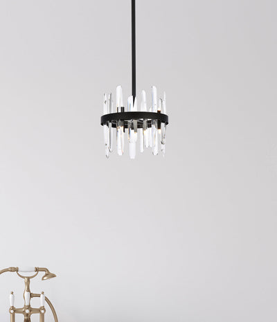 product image for Serena 6 Light Pendant Elegant Lighting 2200D10Bk 46 70