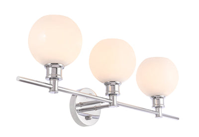 product image for Collier 3 Light Bath Sconces Living District Ld2318Bk 42 81