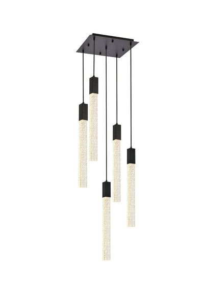 product image of Weston 5 Light Pendant Elegant Lighting 2066D16Bk 1 516