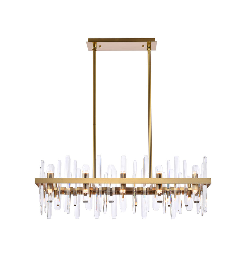 media image for Serena 20 Light Chandelier Elegant Lighting 2200G36Bk 3 235