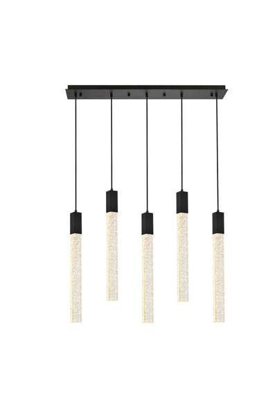 product image for Weston 5 Light Pendant Elegant Lighting 2066D16Bk 7 81