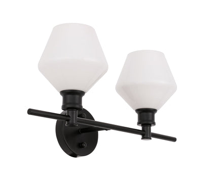 product image for Gene 2 Light Bath Sconces Living District Ld2312Bk 44 13