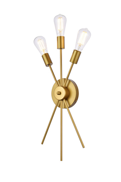 product image for Lucca 3 Light Bath Sconces Living District Ld640W10Bk 6 33