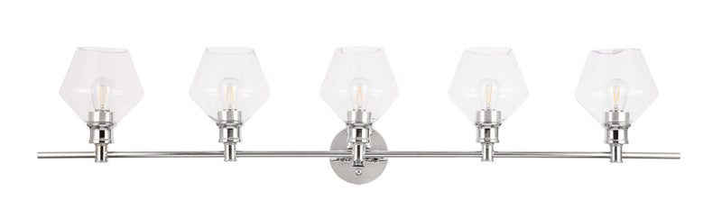 media image for Gene 5 Light Bath Sconces Living District Ld2324Bk 11 286