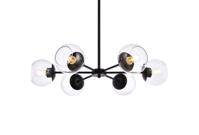 product image for Briggs 6 Light Pendant Living District Ld644D30Bk 13 86