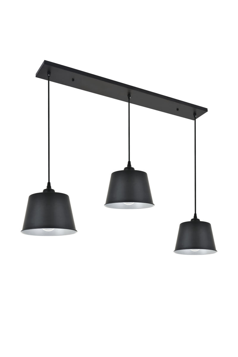 media image for Nota 3 Light Pendant Living District Ld4057D40Bk 13 224