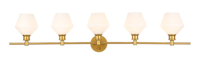 product image for Gene 5 Light Bath Sconces Living District Ld2324Bk 4 71