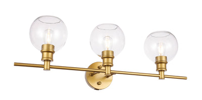 product image for Collier 3 Light Bath Sconces Living District Ld2318Bk 15 75