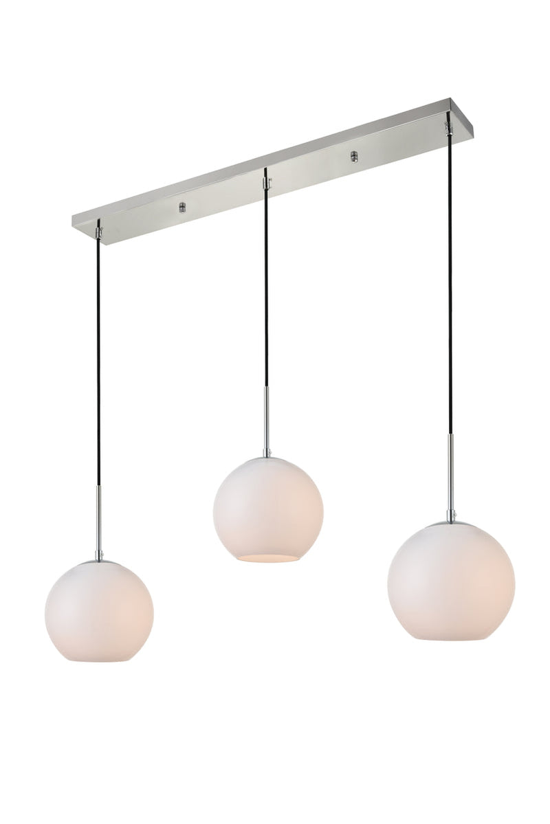 media image for Baxter 3 Light Pendant Living District Ld2208Bk 34 293